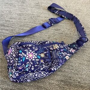 Vera Bradley Navy Floral Crossbody Bag